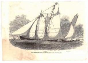 Royal Thames Yacht Club: The Schooner Match ("Sverige" and "Rosalind')