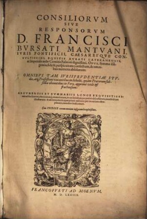 Consiliorum sive responsorum opus