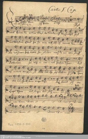 Canto 1. Cap.