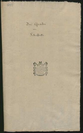 3 Quartette