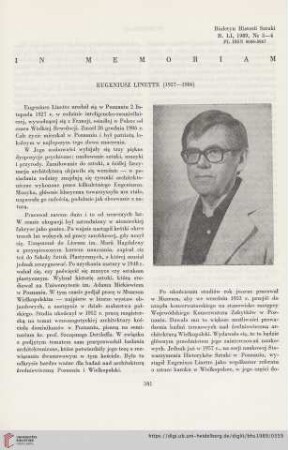 51: Eugeniusz Linette : (1927-1986)