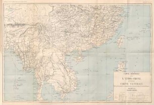 Carte générale de l'Indo-Chine et de la Chine centrale