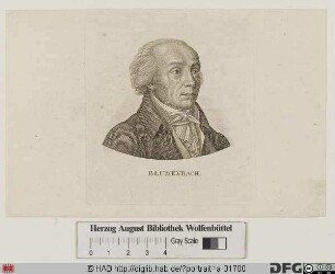 Bildnis Johann Friedrich Blumenbach