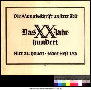 Diederichs-Plakat 16