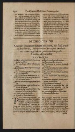 Decisio CCXLVII.
