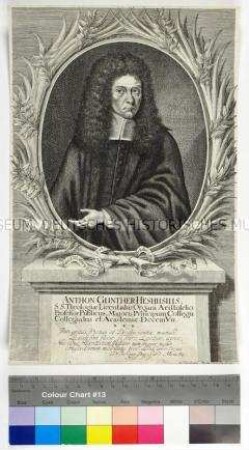 Porträt des lutherischen Theologen und Professors für Theologie in Leipzig Anton Günther Heshusius
