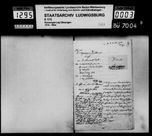 Schuldenwesen der Teilgemeinde Sittenhardt, Gemeindebezirk Bibersfeld