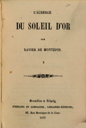 L'auberge du soleil d'or, 2