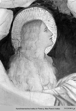 Magdalena empfängt das Gewand - Magdalenenzyklus: Zosimus reicht der Büßerin ein Gewand