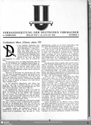 Gedanken über "Uhren ohne Öl"