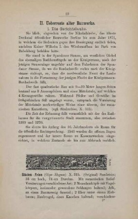 II. Ueberreste alter Bauwerke
