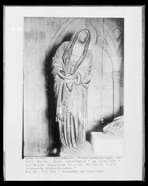 Kreuzigungsgruppe, Detail: Mater Dolorosa