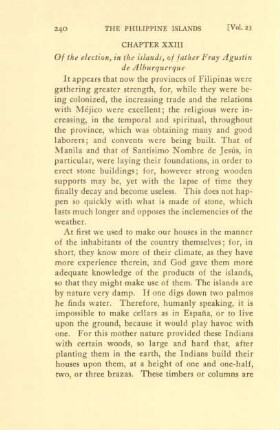 Chapter XXIII. Of the selection, in the islands, of father Fray Agustín de Alburquerque