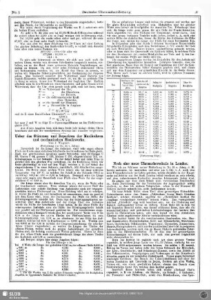 Ueber das Stimmen und Repariren der Musikuhren und mechanischen Musikwerke (Fortsetzung von No. 24 v. Jahrg.)