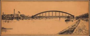 Rheinbrücke, Ludwigshafen: Perspektivische Ansicht