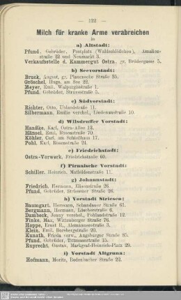 Milch für kranke Arme verabreichen