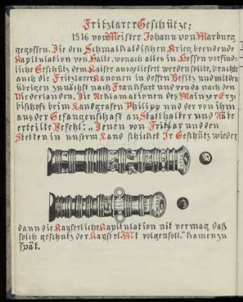Fritzlarer Geschütze
