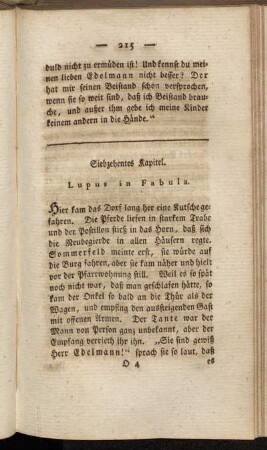 Siebzehentes Kapitel. Lupus in Fabula.