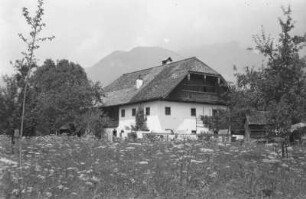Wohnhaus : Wohnhaus in den Alpen.
