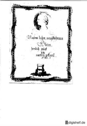 1052: Brief von Anna Louisa Karsch an Johann Wilhelm Ludwig Gleim