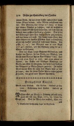 Dreyzehntes Kapitel. Abreise nach Masuah. Ein Vulkan. Ankunft zu Dahalac. Erscheinung eines Geistes. Ankunft zu Masuah.