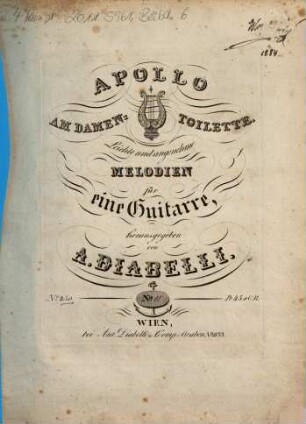 Apollo am Damen-Toilette : leichte und angenehme Melodien ; für eine Guitarre, 11. Die Stumme von Portici ; Oper