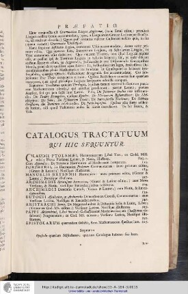 Catalogus Tractatuum