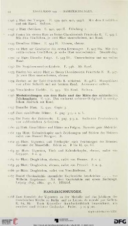 Handzeichnungen (Nr. 1168-1183)