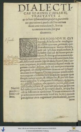 Dialectica Ioannis Caesarii
