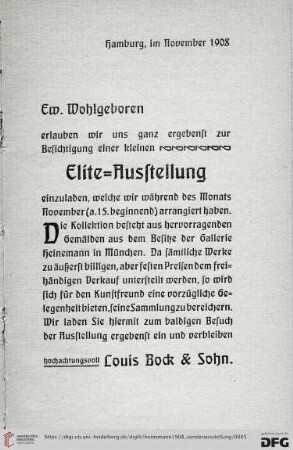 Einladung