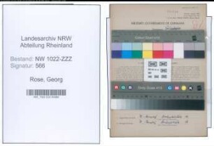 Entnazifizierung Georg Rose , geb. 18.07.1910 (Schmied)