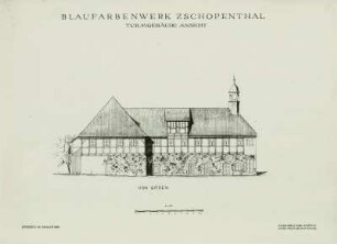 Zschopauthal, Blaufarbenwerk, Rekonstruktion, 1954