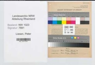 Entnazifizierung Peter Liesen , geb. 15.01.1877 (Gastwirt)