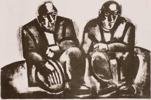 Zwei Grubenarbeiter