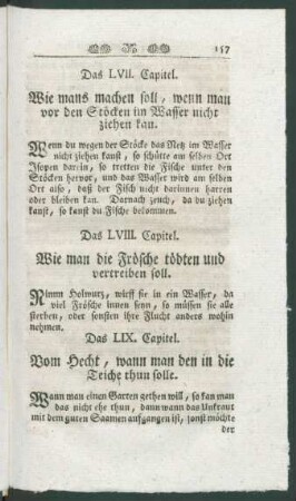 Das LVIII. Capitel. Wie man die Frösche tödten und vertreiben soll