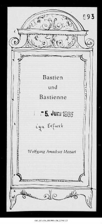 Bastien und Bastienne