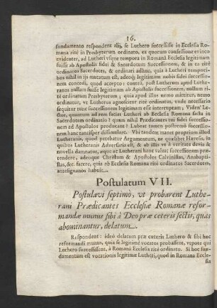 Postulatum VII.