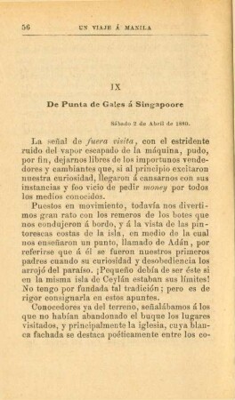 IX. De Punta des Gales á Singapoore