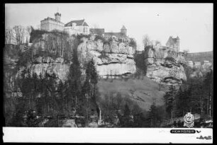 Blick auf die Burg Hohnstein