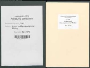 Erblicher Verkauf der Overmeyersmühle zu Oldentrup Nr. 2 (Amt Sparrenberg, Vogtei Heepen) - Band 2