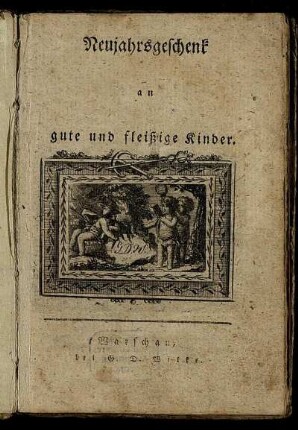 Neujahrsgeschenk an gute und fleißige Kinder