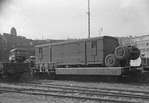 Stuttgart Hbf. Gbf Ladestraße DB Wechselbehälter Schiene Straße
