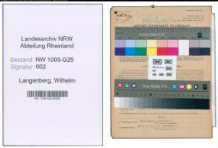 Entnazifizierung Wilhelm Langenberg , geb. 15.09.1891 (Zigarrenfabrikant)