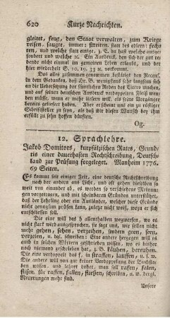Grundriß einer dauerhaften Rechtschreibung, Deutschland zur Prüfung vorgelegt.