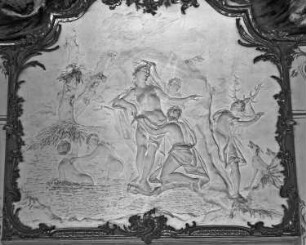 Innendekoration des Weißen Saales — Wanddekoration des Weißen Saales — Diana und Aktäon