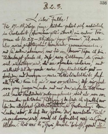 Brief an Gustav Falke