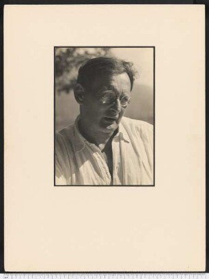 Porträtaufnahme Max Mohr