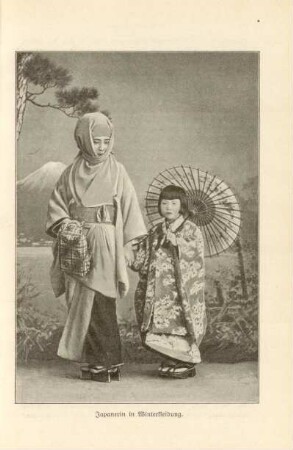 Japanerin in Winterkleidung