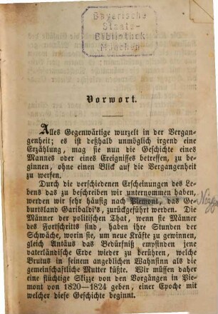 Memoiren des Generals Garibaldi herausgegeben von Alexander Dumas : Deutsch von Gottlob Fink, 1
