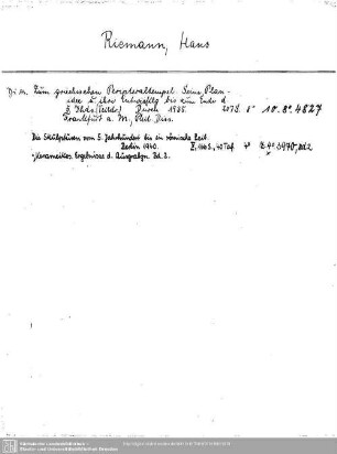 Riemann, Hans